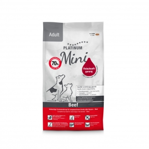 Platinum Adulte Boeuf mini pour chien - 900g