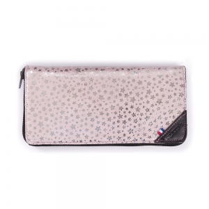 Pochette pour ciseaux et peignes - Cuir rose