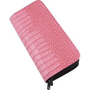 Pochette pour ciseaux et peignes - Rose motif Alligator