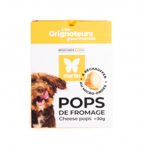Pops de fromage pour chien x6 - 30g