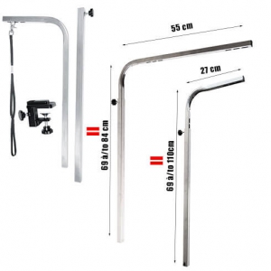 Potence complète pour table pliante de toilettage TP700 et TP680