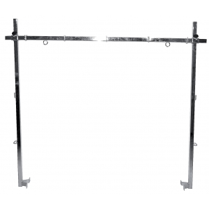 Potence double réglable - 110 x 126 cm - carré de 25mm