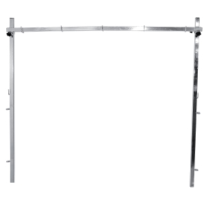 Potence double réglable - 110 x 126cm - carré de 25mm