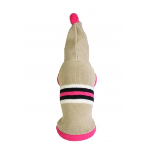 Pull pour chien - Pompom rose