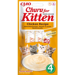 Purée CHURU au Poulet pour Chaton x12