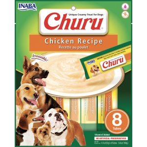 Purée CHURU au Poulet pour Chien  - Saveur Poulet x8