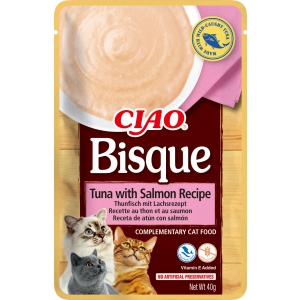 BISQUE CHURU Purée with Tuna and Salmon for Cats x12