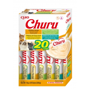 CHURU chicken food Purée for Cats x20