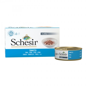 Schésir 6x50g Thon Chat en gelée 