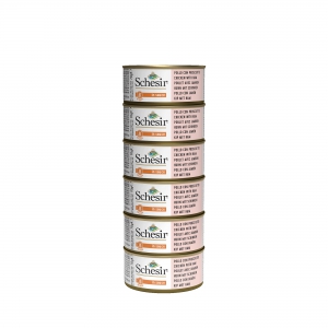 Schésir 6x70g Poulet jambon Chat en sauce 