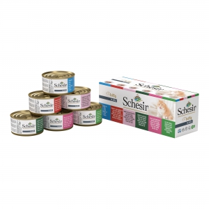 Schésir 6x85g Multi Saveurs en gelée Chat 