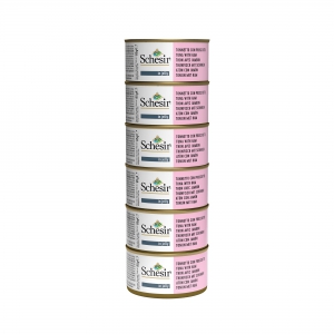 Schésir 6x85g Thon Jambon Chat en gelée 