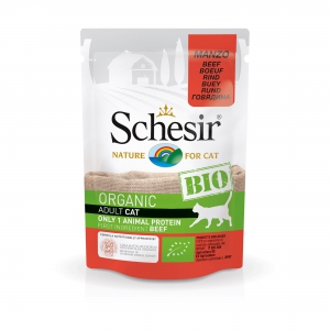 Schésir 16x85g Boeuf BIO Chat