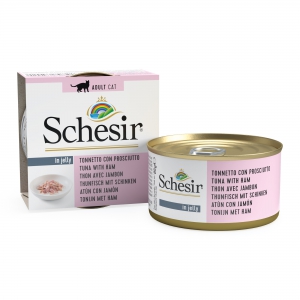 Schésir 14x85g Thon jambon  Chat en gelée