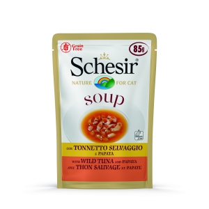 Schésir 20x85g Thon papaye SOUPES Chat