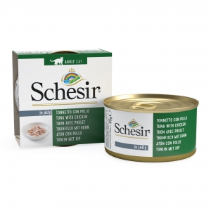 Schésir 14x85g Thon Poulet  Chat en gelée