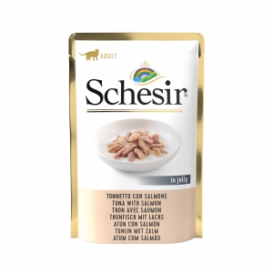 Schésir 20x85g Thon saumon SACHET Chat en gelée