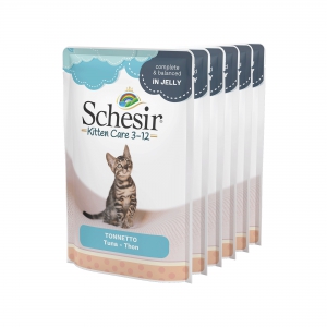 Schésir 6x85g Thon Chaton en gelée