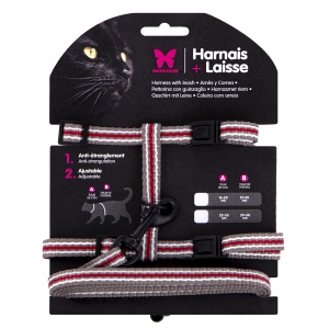 Set de Harnais et Laisse TRIO - Gris - 10-20/32