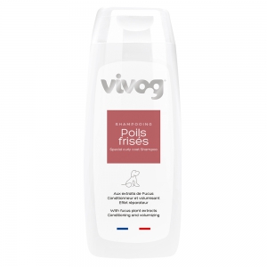 Shampooing professionnel pour chien - Poils laineux, bouclés, cordés - Volumisant - Vivog