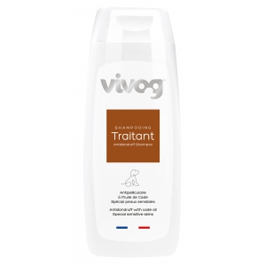 Shampooing professionnel pour chien - Traitant antipelliculaire - Vivog