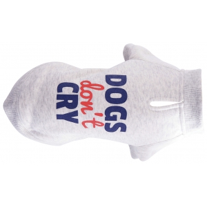 Sweat pour chien - Dogs don't cry - Beige - Martin Sellier