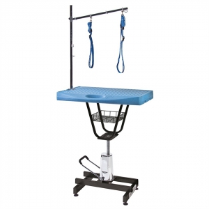 Table de toilettage hydraulique tournante Vivog - TA530P - Bleue