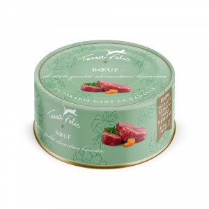 Terra Felis - Nourriture pour Chat - Boeuf - 80g x12