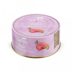 Terra Felis - Nourriture pour Chat - Dinde - 80g x12