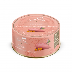 Terra Felis - Nourriture pour Chat - Poulet - 80g x12
