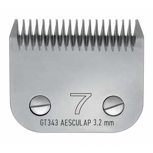 Tête de coupe tondeuse - système Clip - Aesculap Snap On GT343 - N° 7 - 3,2mm