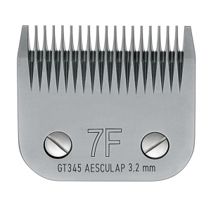 Tête de coupe tondeuse - système Clip - Aesculap Snap On GT345 - N° 7F - 3,2mm