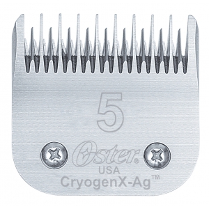 Tête de coupe tondeuse - système Clip - Oster CryogenX-Ag - N° 5 - 6,3mm
