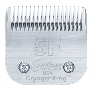 Tête de coupe tondeuse - système Clip - Oster CryogenX-Ag - N° 5F - 6,3mm