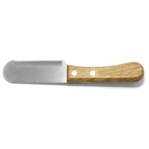Trimmer à épiler les chiens - bois - Vivog - Droitier - 40 dents - fin - lame large