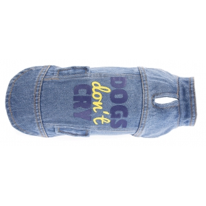 Veste manteau en jean pour chien - Dogs don't cry - Martin Sellier