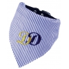 Bandana DD blue for dog - Size L - collar = 12mm - lenght 35 to 40cm