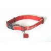 Dog nylon collar - blue Benton red - 30-40 x 1,6 cm