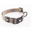 Dog collar - nylon Reflex browm Gold - 2,0 x 40 > 55 cm
