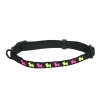 Dog collar - black dog motifs