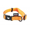 Collier pour chien nylon orange -  1,6 x 30 à 45 cm