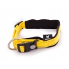 Collier réglable pour chien - Néo Jaune - Longeur 30 à 35cm - largeur 15mm