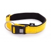 Collier réglable pour chien - Néo Jaune - Longeur 40 à 50cm - largeur 40mm