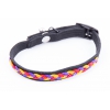 Braided cat collar - black