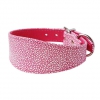Imitation sharkskin Whippet collar made from calfskin - 34cm