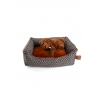 Corbeille marron pour chien - Avenue Montaigne 3