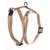 Adjustable plain nylon cat harness - Beige
