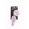 Jouet pour chien - Lot de 4 balles + corde en coton