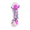 Jouet pour chien - Lot de 4 cordes + 2 balles de tennis - 25cm