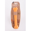 Dog toy - Rubb'n'Roll - orange bone - 19 cm
